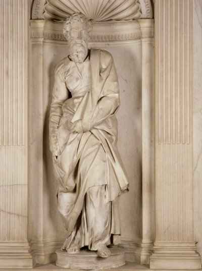 San Pablo, del altar Piccolomini, 1501-4 de Michelangelo Buonarroti